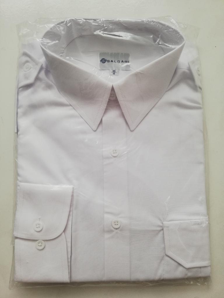 Camisa Blanca Formal Manga Larga