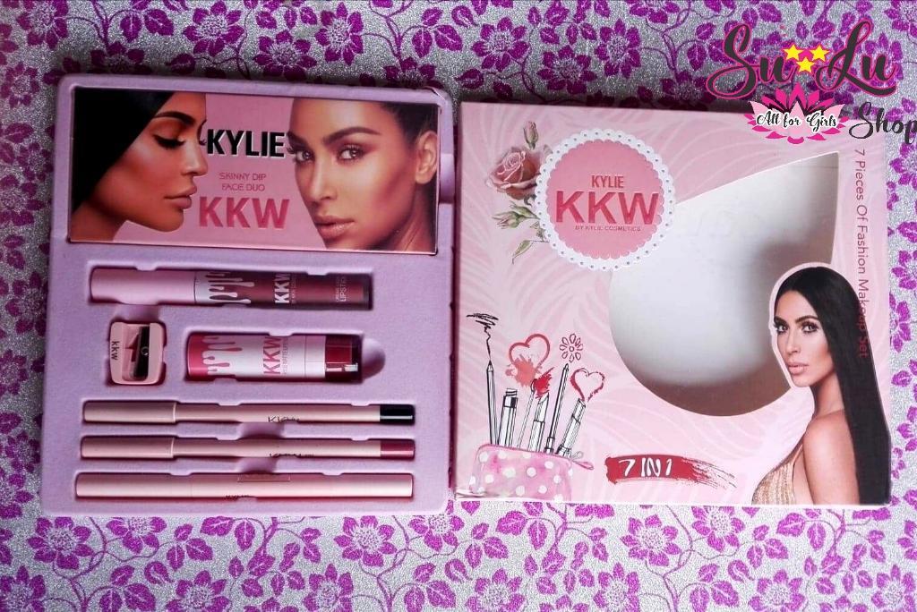Set Kit Kylie Y Kkw X 7 en 1