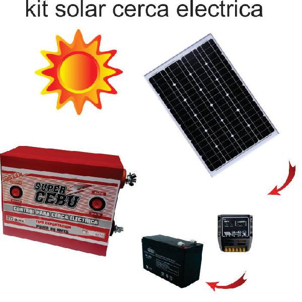 Impulsor Cerca Eléctrica Kit Solar 80 Km 700 hectareas