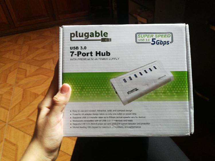 Plugable Usb 3.0 7 Puertos de Conexión M