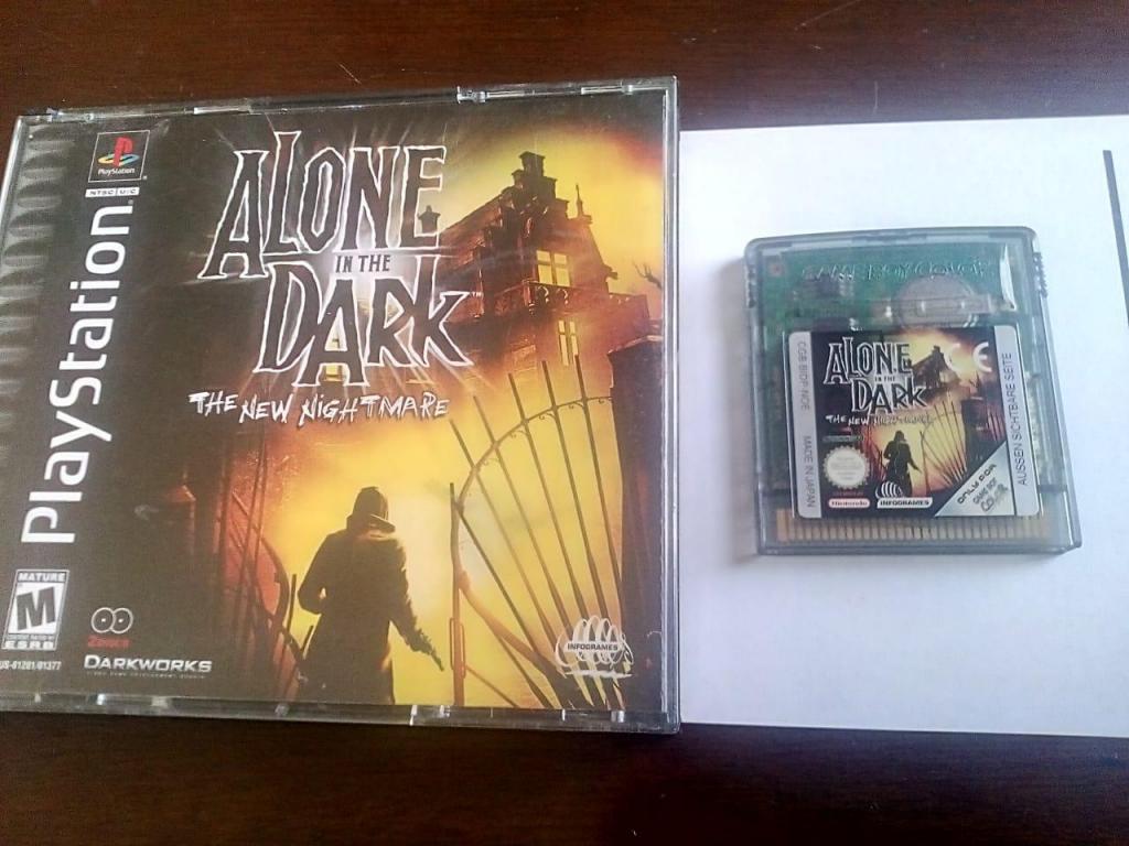 Alone in the dark the new nightmare PS1, Gameboy.