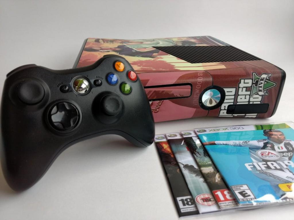 Consola Xbox 360 Parche 3 Garantia 4 Juegos