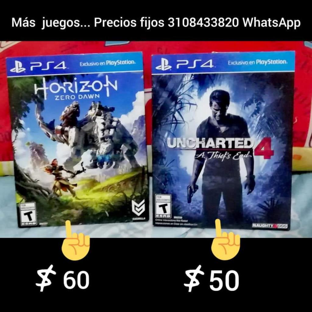 Horizon Uncharted4 Playstation 4