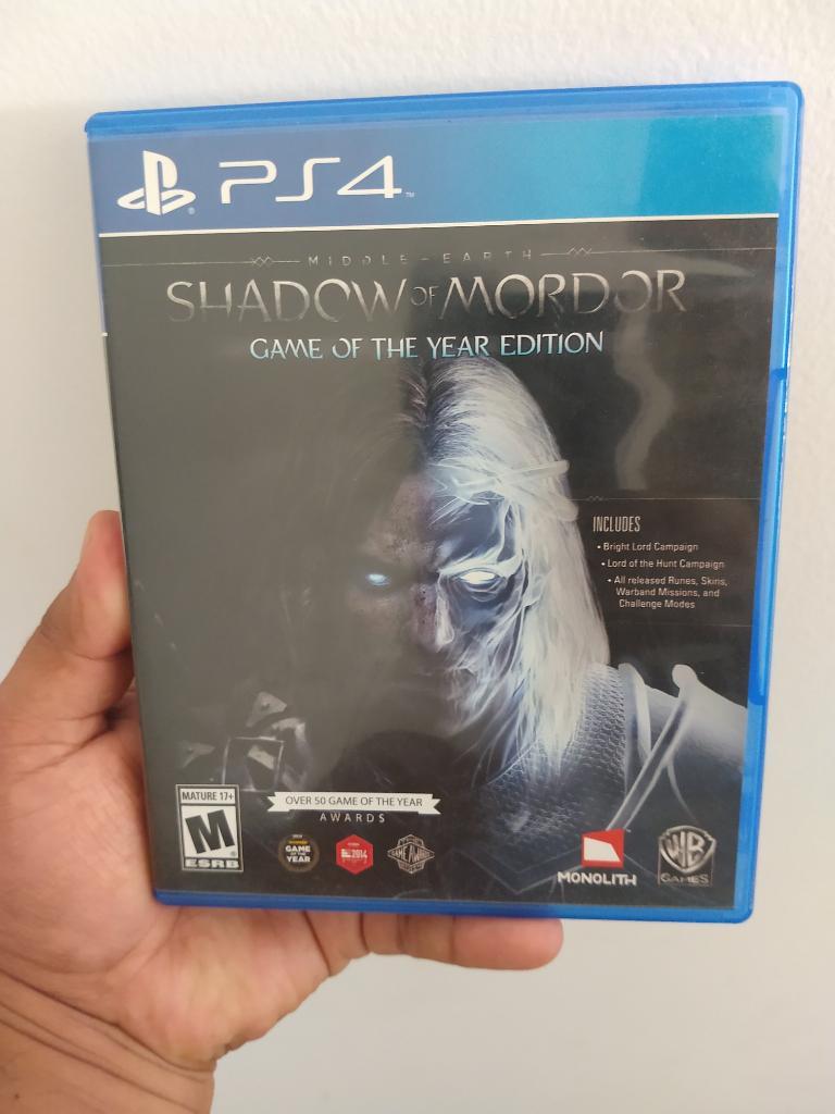 Juego Ps4 Play 4 Shadow Of Mordor Goty