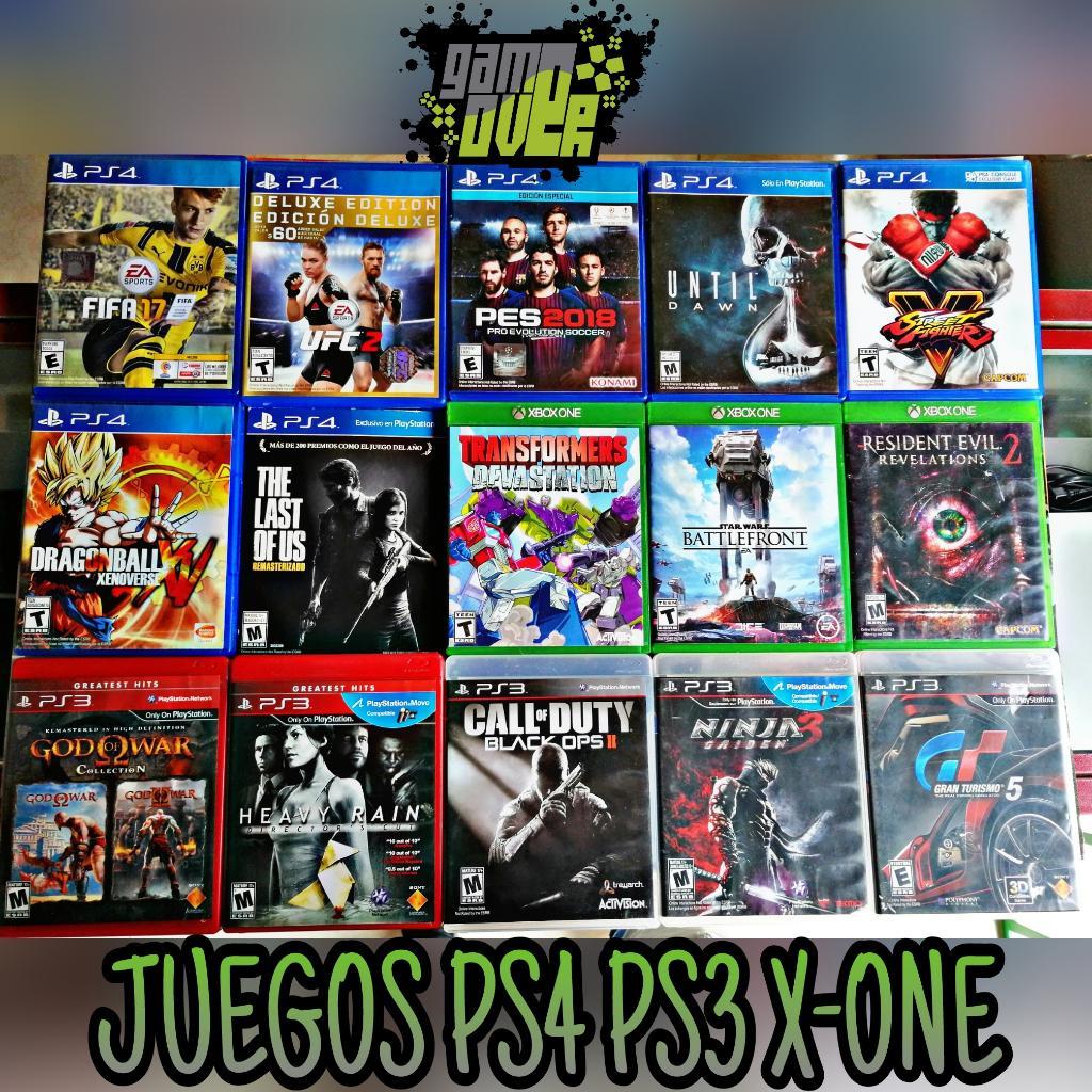 Juegos Ps4 Ps3 Xbox One