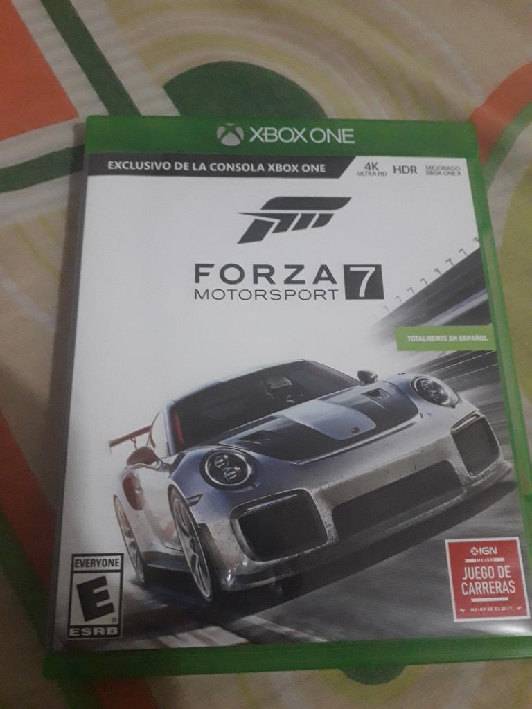 Vendo Forza Motorsport 7 en Excelente Es