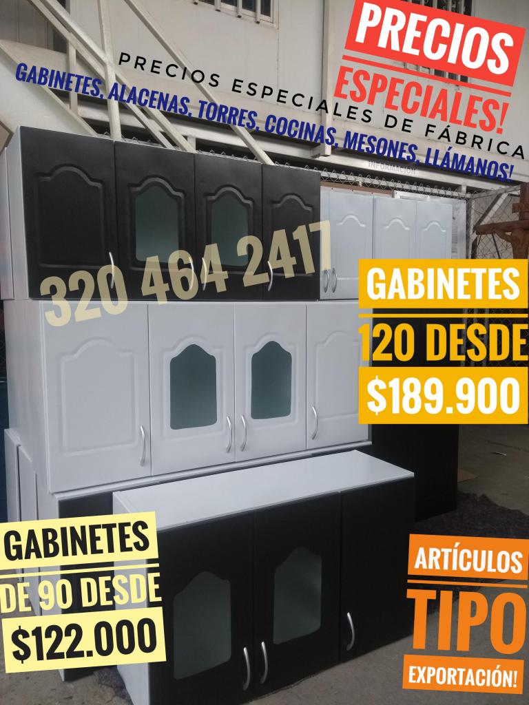 PRECIO INSUPERABLE! GABINETES PARA COCINA PLATERO DIRECTOS