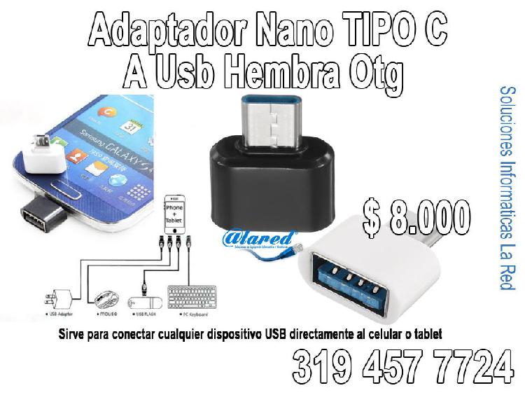 Adaptador OTG tipo C