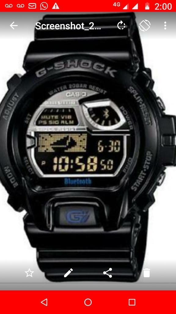 Reloj G Shock Original Valor Normal 850
