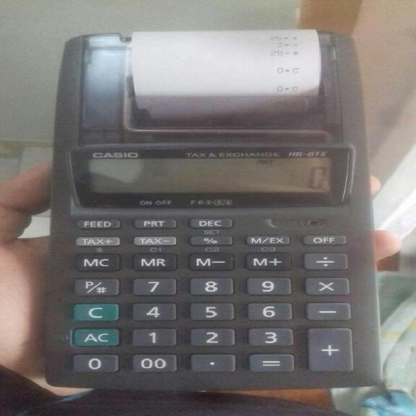 Calculadora con Impresora Casio Hr8te