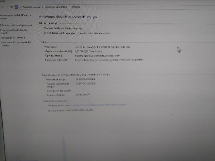 Lenovo Todo en Unl 4gb de Ram Negoseo