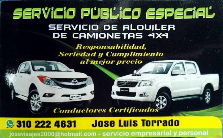 Servicio de Transporte Especial en N D S