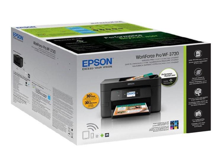 Impresora Epson WF 3720 con sistema adaptado