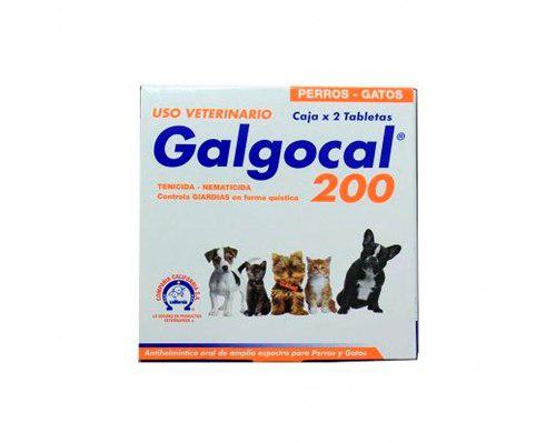 Galgocal Desparasitante 200 X 2 Tabletas