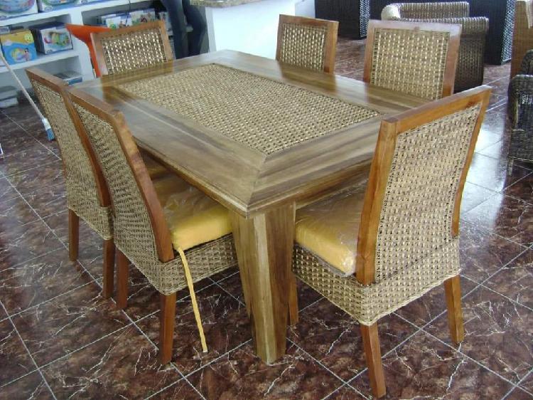 muebles en rattan natural o sintetico