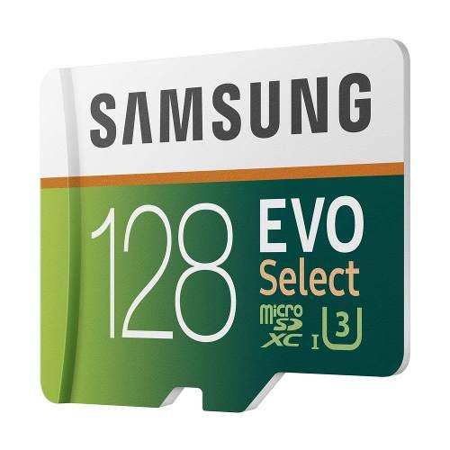 Memoria Micro Sd Samsung Evo Select 128 Gb 4k Clase 10 U3