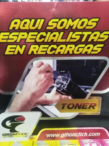 Recarga de Tóner Láser Y Cartucho Inkjet