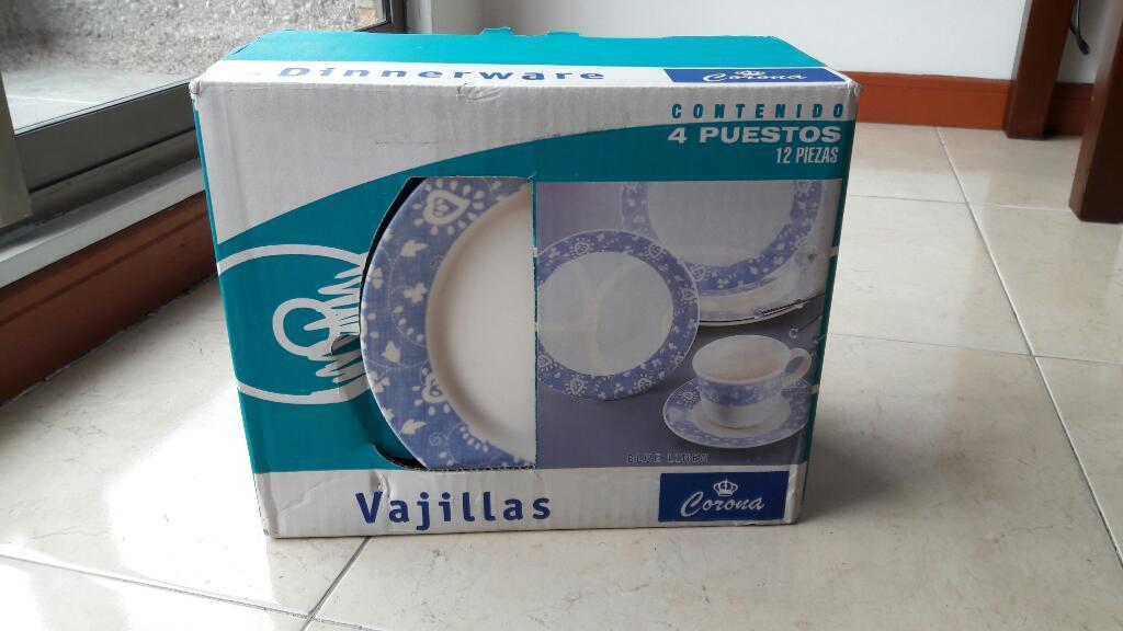 Vajilla Corona Horno Microondas 12 4 P