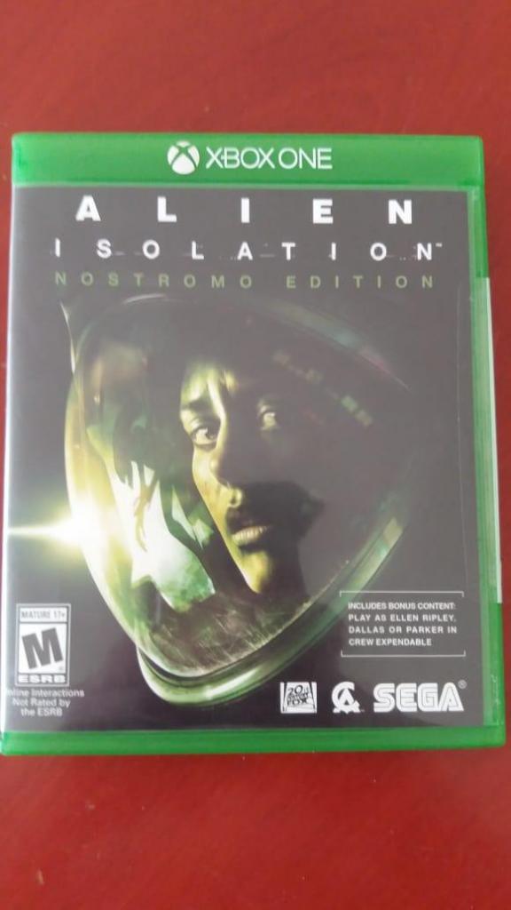Alien Insolation Xbox One.