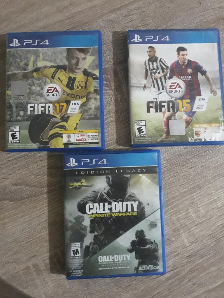 Fifa17,fifa15 Y Call Of Duty Infinite