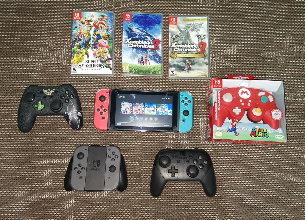 Nintendo Switch, Juegos Y Controles