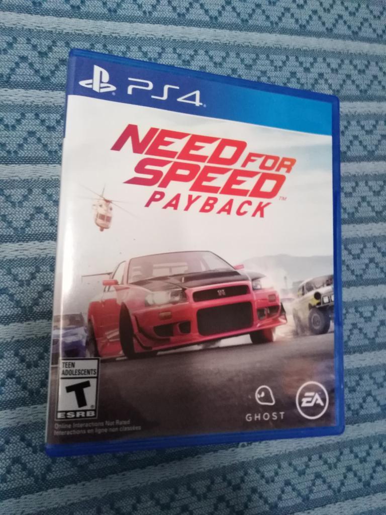 Vendo Need For Speed Payback Ps4