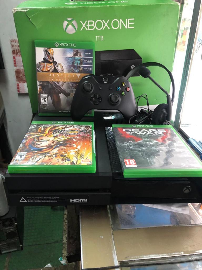 Xbox One 1 Tera Control 2 Juegos No Camb