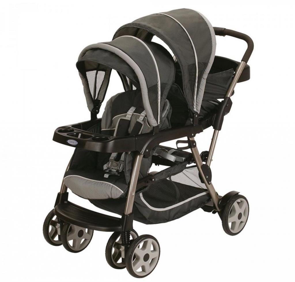 Coche para 2 niños Coche Graco ready2grow LX stand ride duo