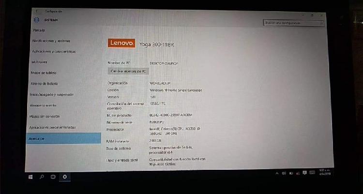 Se Vende Porratil Mini Lenovo Yoga 300