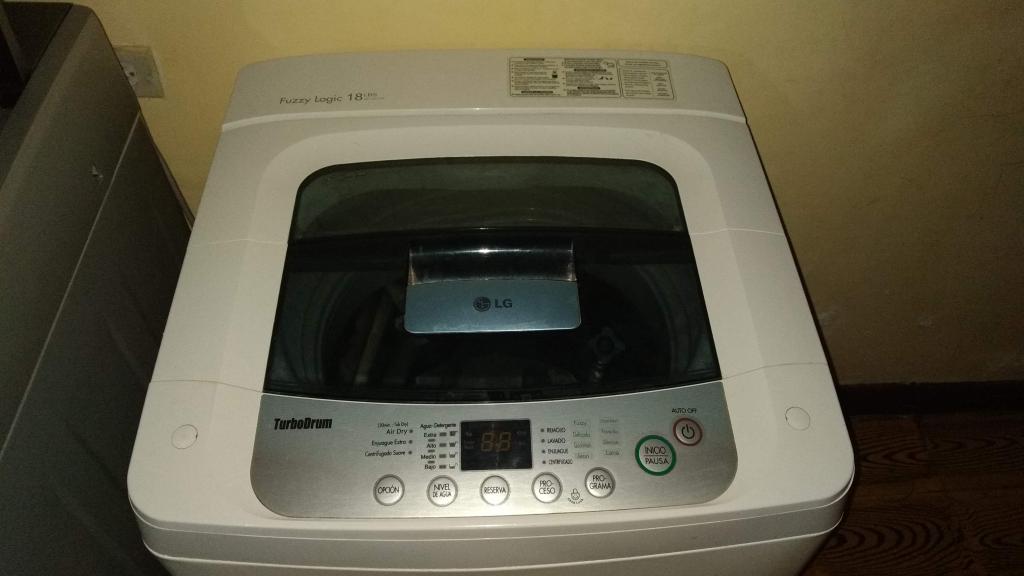 lavadora LG 18 lbs