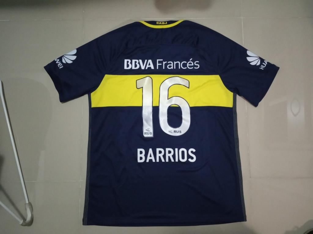 camiseta Wilmar Barrios, Boca Juniors , nueva