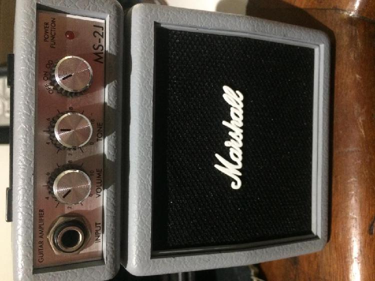Amplificador Mini Marshall Ms2J Gris edición limitada