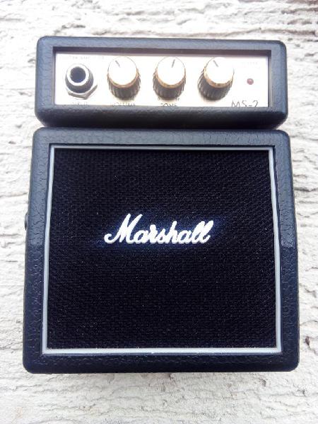 Parlante Portatil Marshall Ms2 Guitarra Electrica Amplifica
