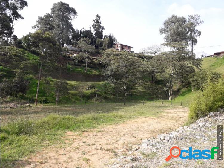 vendo lote en Marinilla vereda Cimarronas