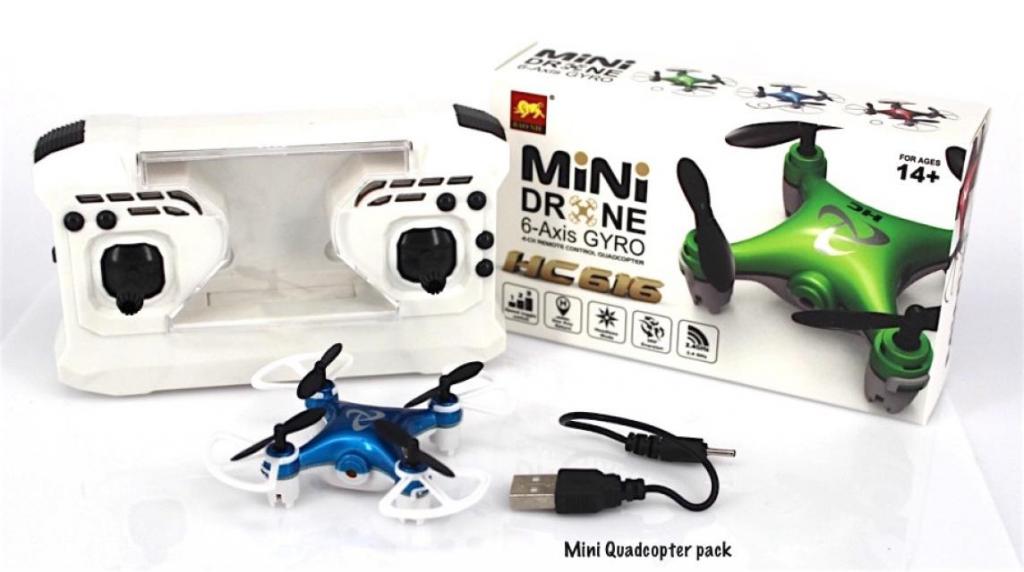 Mini Drone Quadcopter 6 Ejes Estuche Control