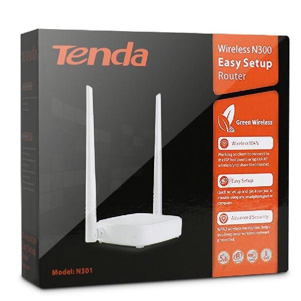 Router Tenda N301 2 Antenas de 2.4 Ghz