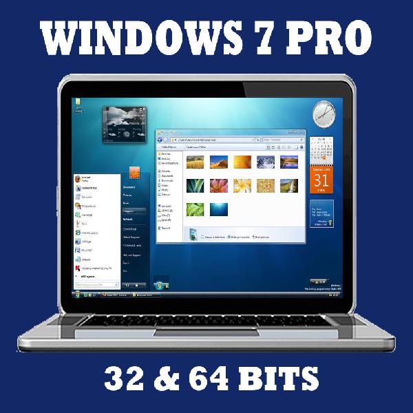 Windows 7 Pro Licencia Original Digital, 1 Pc.