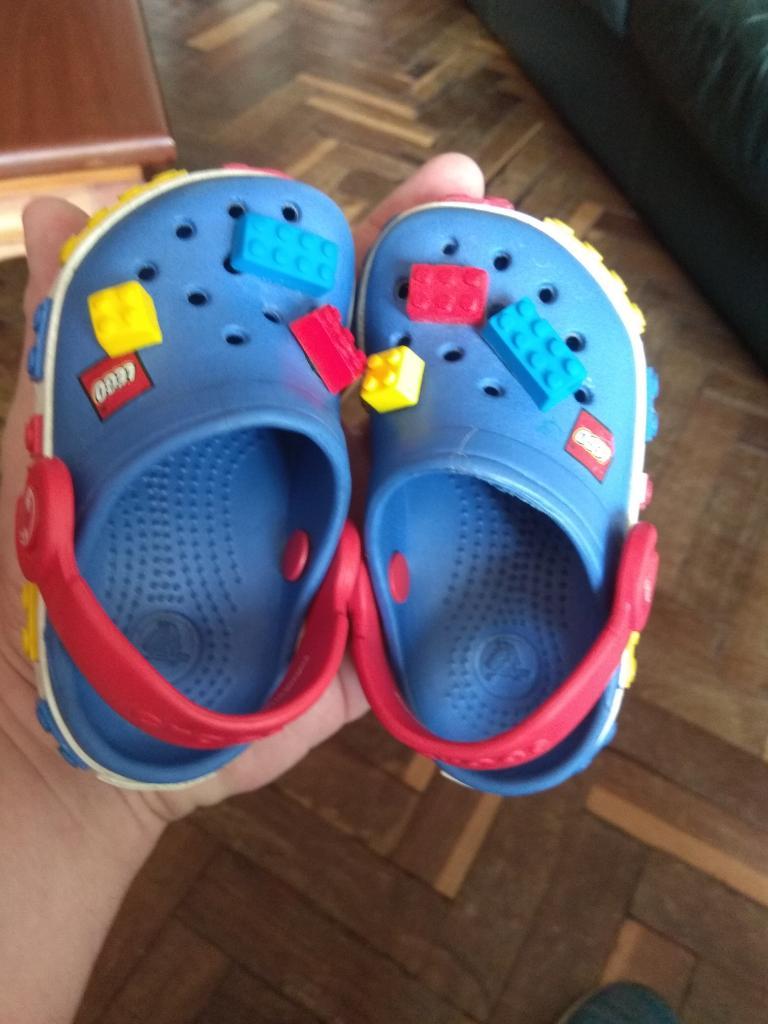 Zapatos Bebe Crocs Lego Original Hermoso