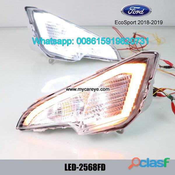 Ford EcoSport LED DRL day time running lights driving