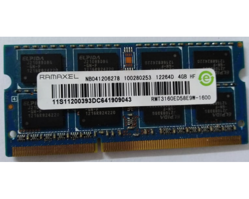 MEMORIA DDR 3 PORTATIL 4 GIGAS