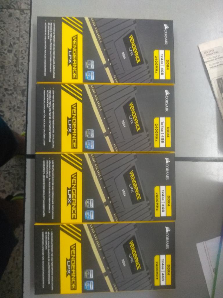 Memorias Ram Ddr4 Dísipadas 4gb