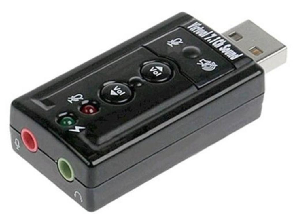 Usb 7.1 Channel Sound Card Adapter Tc