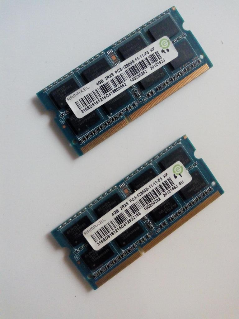 memoria ram ddr3 de 4Gb para portail laptop 8Gb 2X4