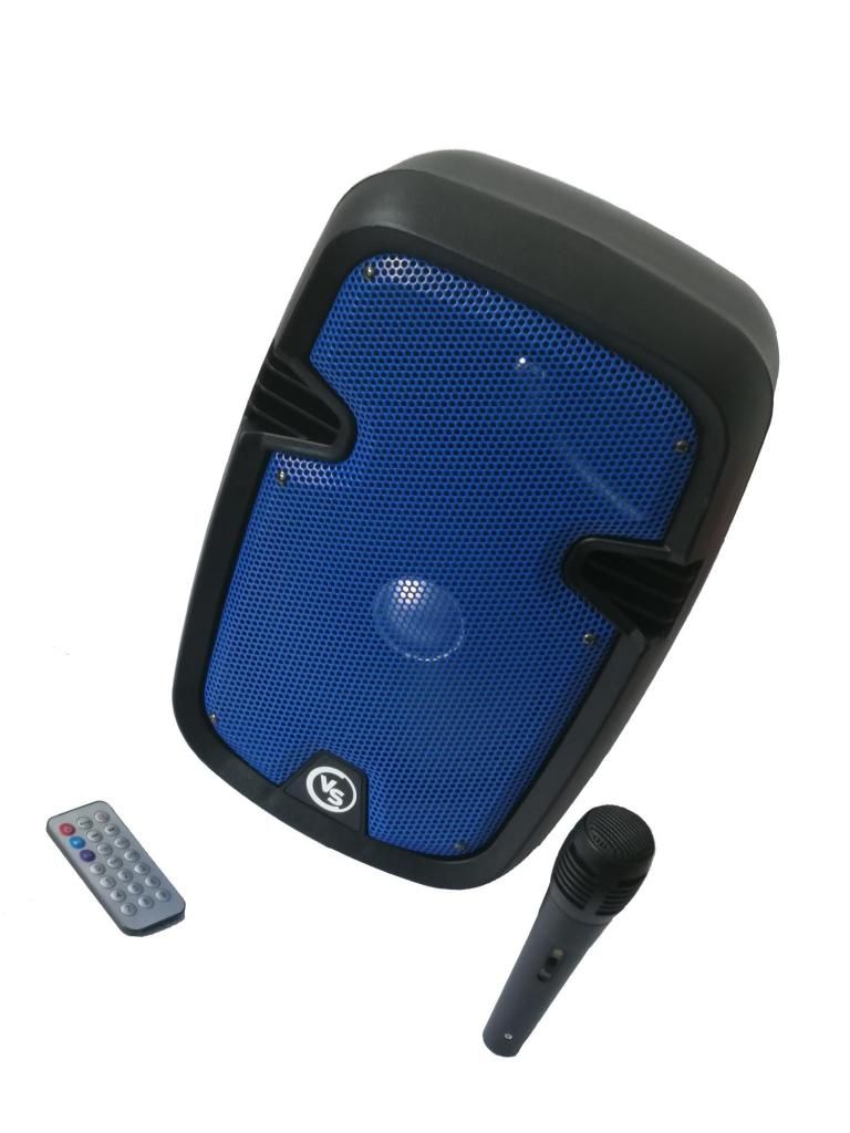 Cabina De Sonido Parlante Portátil Con Bluetooth Y Luces