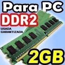 Memoria Ram Ddr2 De 2GB Para PC De Mesa