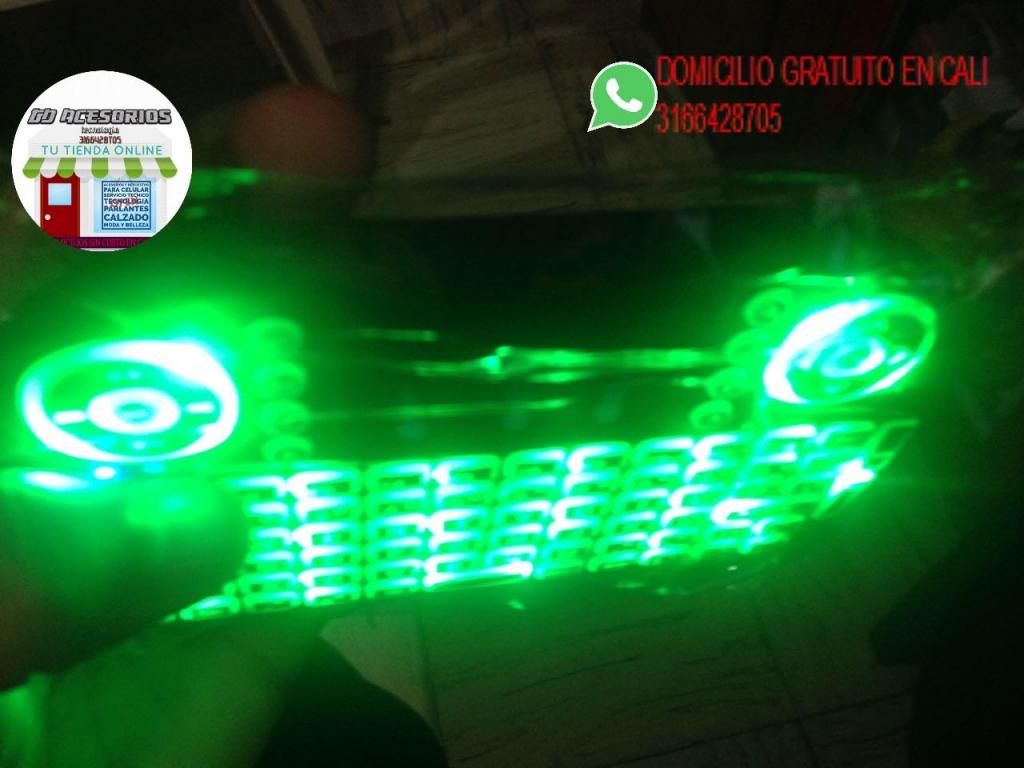 TECLADOS MINI BLUETOOTH CON LUZ