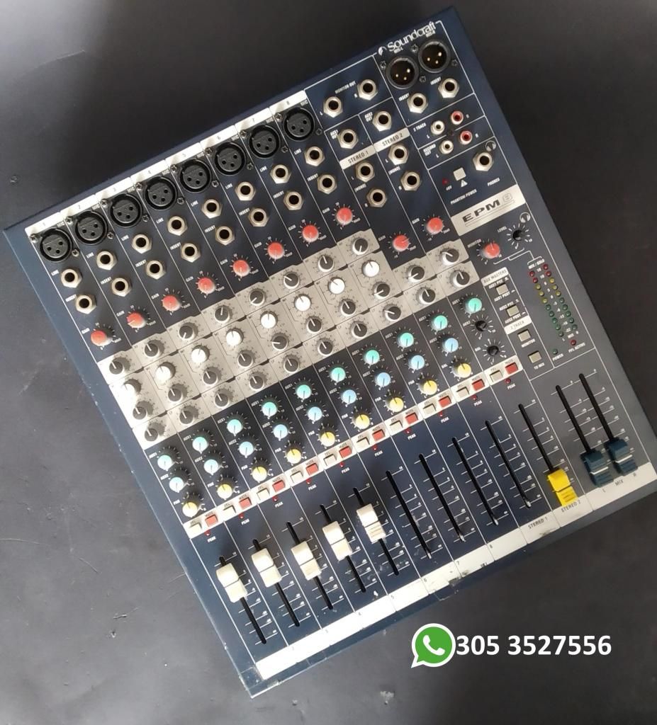 Vendo consola Soundcraft epm8