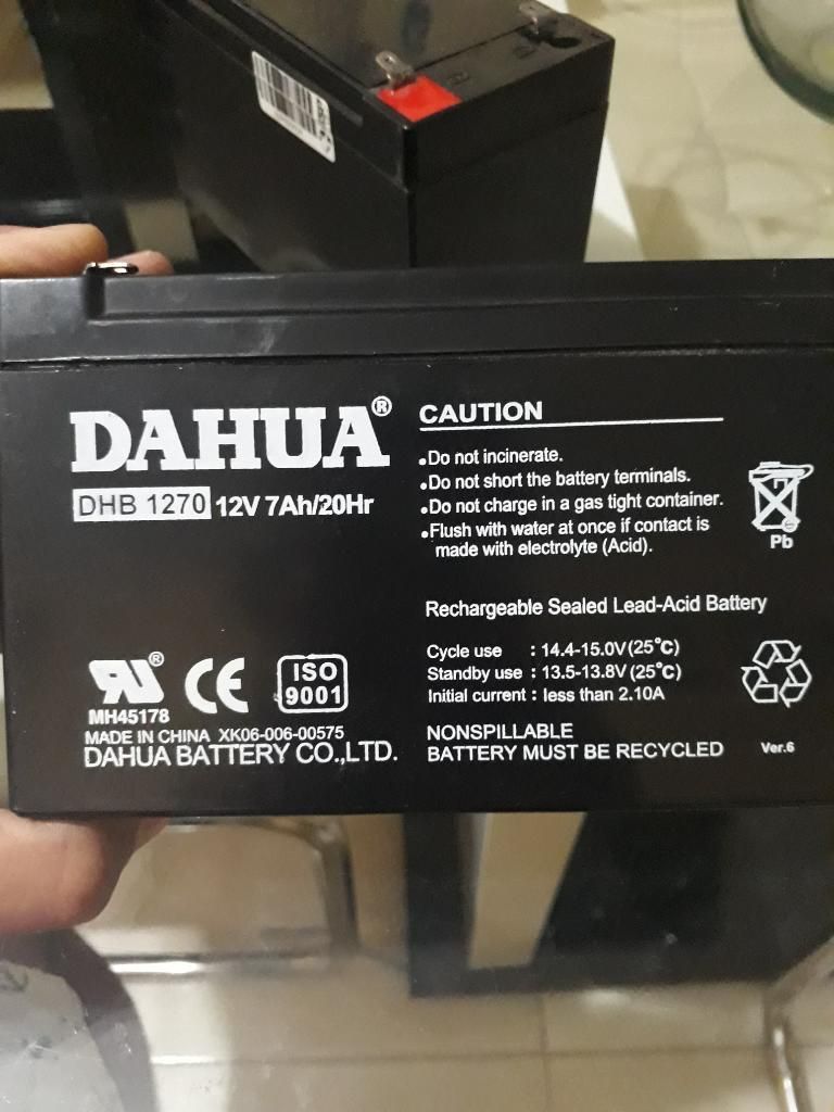 Bateria Dahua 12v 9ah 20hr Recargable