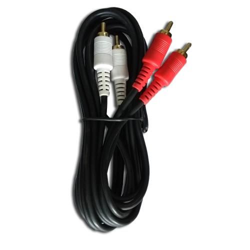 Cable para audio 2Plug RCA x 2Plug RCA