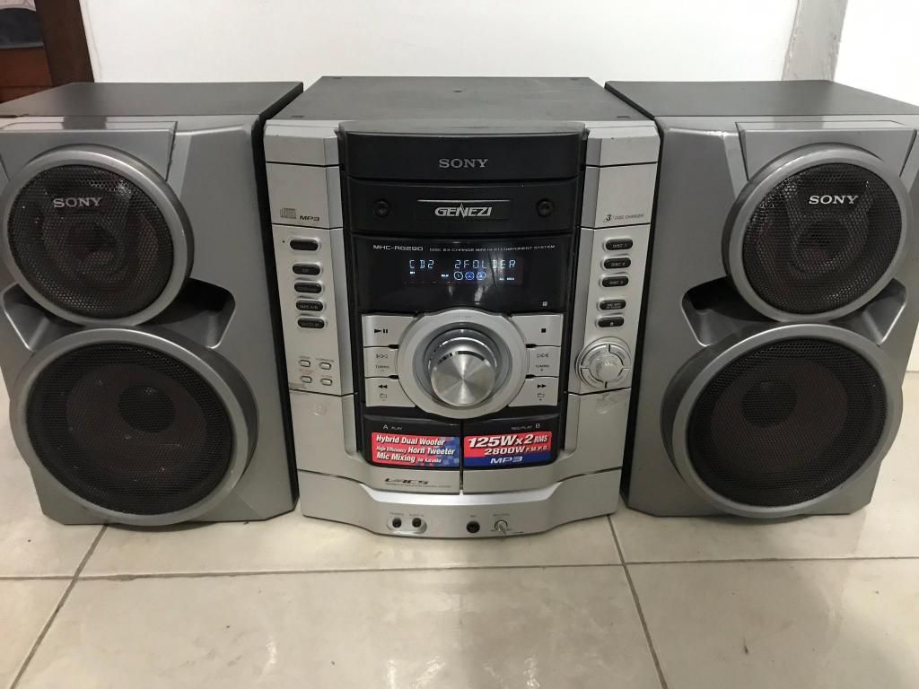 Equipo de Sonido SONY GENEZI